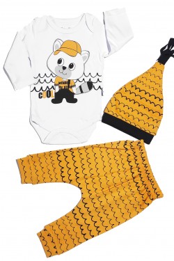 Sincap Desenli 3' lü Takım