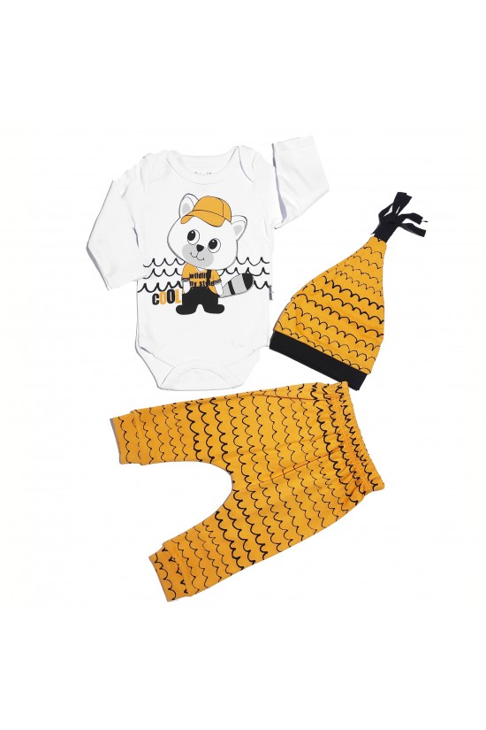 Sincap Desenli 3' lü Takım