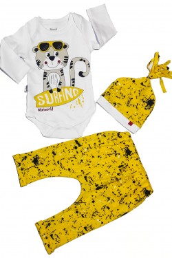 Surfing Baskılı 3' lü Takım
