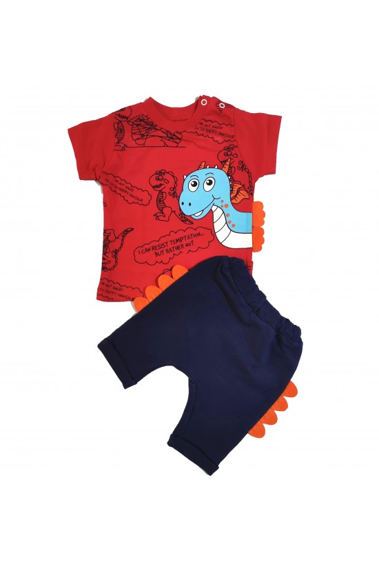 Dinozor Baskılı İkili Takım Dinozor Baskılı İkili Takım