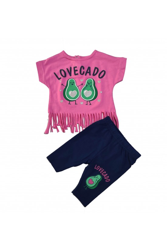 Avakado Baskılı Üçlü Takım Avakado Baskılı Üçlü Takım