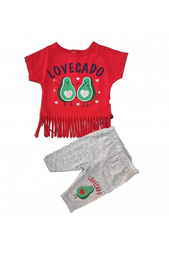 Avakado Baskılı Üçlü Takım Avakado Baskılı Üçlü Takım