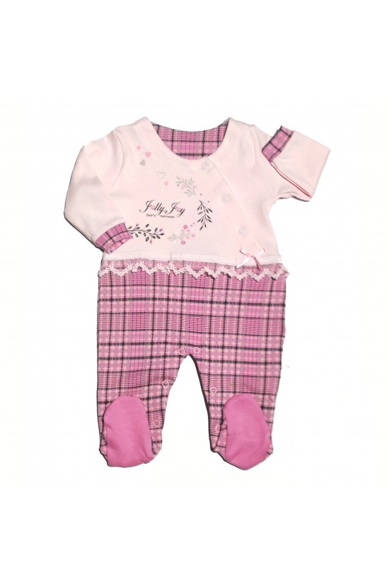 Yaprak Baskılı Kız Tulum