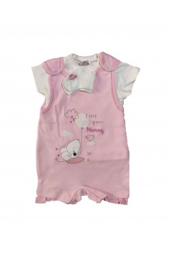 Balon İşlemeli Badi ve Çoraplı Tulum Balon İşlemeli Badi ve Çoraplı Tulum