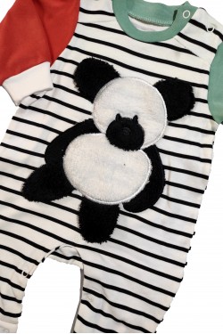 Kol Detaylı Ayı İşlemeli Tulum Kol Detaylı Ayı İşlemeli Tulum