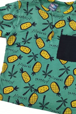 Ananas Baskılı İkili Takım Ananas Baskılı İkili Takım