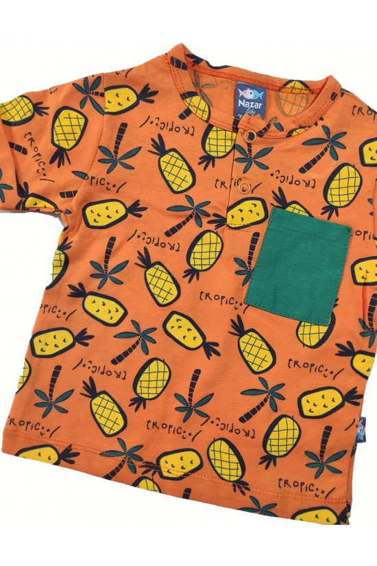 Ananas Baskılı İkili Takım Ananas Baskılı İkili Takım