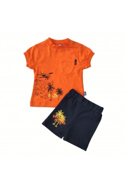 Adventure Baskılı Cep Detaylı İkili Takım Adventure Baskılı Cep Detaylı İkili Takım