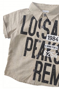 Baskılı Gömlek İkili Takım Baskılı Gömlek İkili Takım