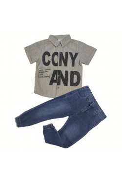 Cony And Baskılı Gömlekli Takım Cony And Baskılı Gömlekli Takım