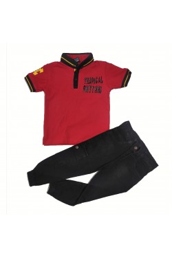 Tropikal Baskılı Lacoste İkili Takım Tropikal Baskılı Lacoste İkili Takım