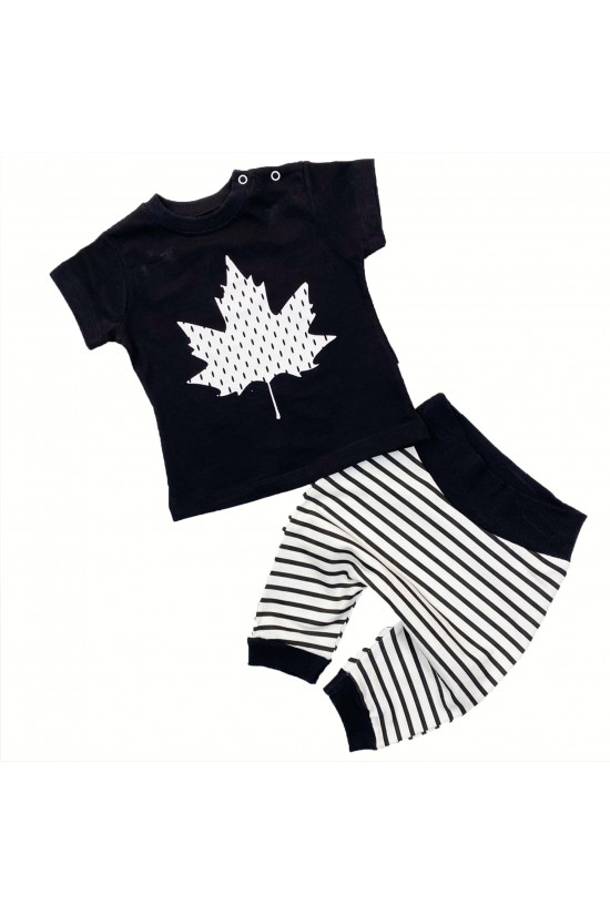 Yaprak Desenli İkili Takım Yaprak Desenli İkili Takım