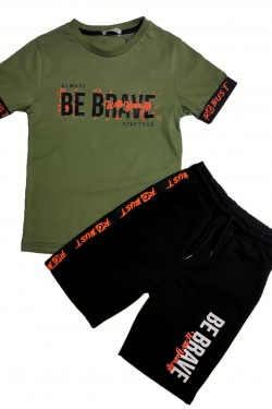 Be Brave Baskılı İkili Takım Be Brave Baskılı İkili Takım