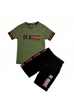 Be Brave Baskılı İkili Takım