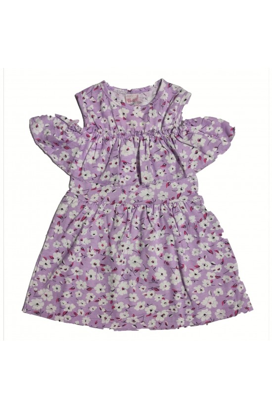 Düşük Omuz Detaylı Elbise Düşük Omuz Detaylı Elbise