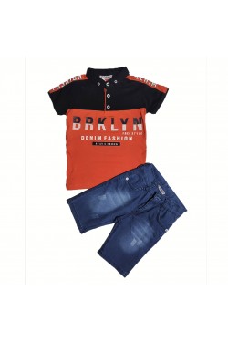 Brklyn Baskılı İkili Takım