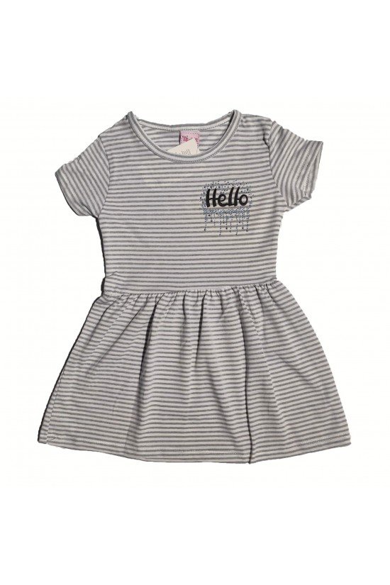 Hello Baskılı Elbise Hello Baskılı Elbise