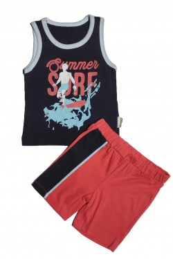 Summer Surf Baskılı İkili Takım