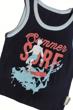 Summer Surf Baskılı İkili Takım Summer Surf Baskılı İkili Takım