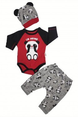 Panda Baskılı Takım