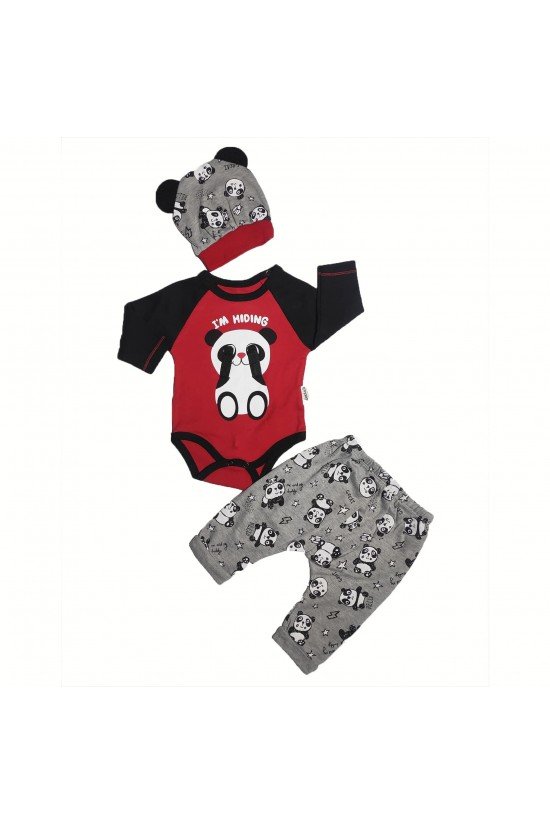 Panda Baskılı Takım Panda Baskılı Takım