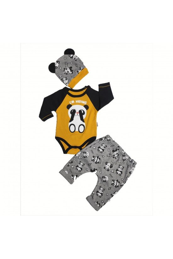 Panda Baskılı Takım Panda Baskılı Takım