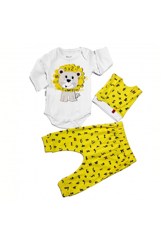 Aslan Baskılı 3' lü Takım Aslan Baskılı 3' lü Takım