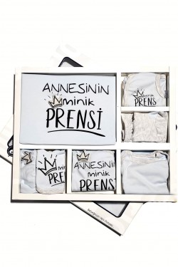 Annesinin Minik Prensi Baskılı 10' lu Hastane Çıkışı