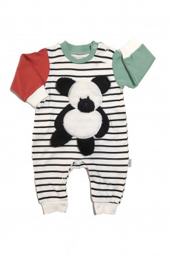 Kol Detaylı Ayı İşlemeli Tulum