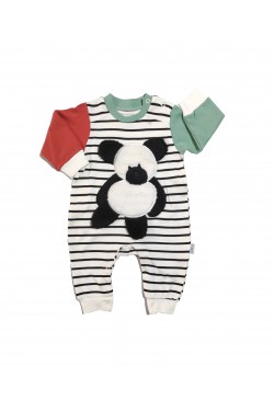 Kol Detaylı Ayı İşlemeli Tulum Kol Detaylı Ayı İşlemeli Tulum