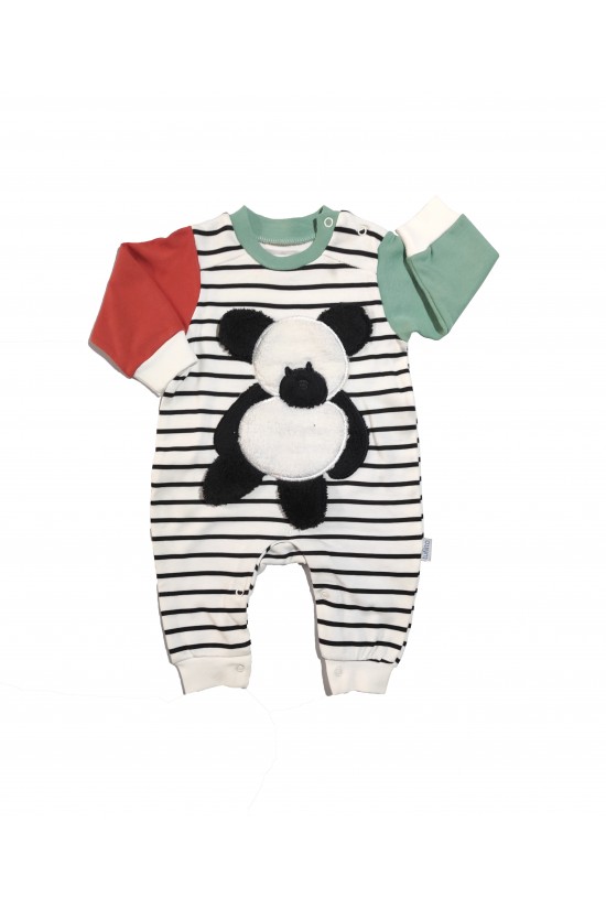 Kol Detaylı Ayı İşlemeli Tulum Kol Detaylı Ayı İşlemeli Tulum