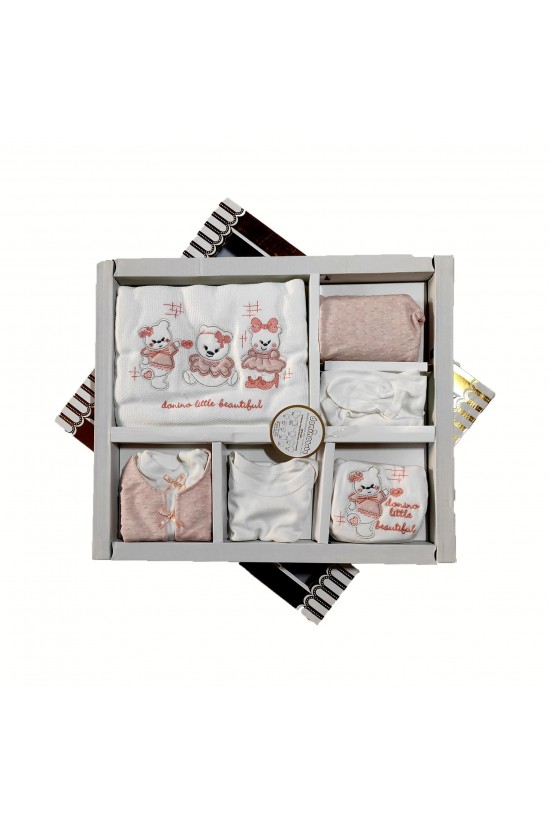 Sevimli Ayı İşlemeli 10'lu Hastane Çıkışı Sevimli Ayı İşlemeli 10'lu Hastane Çıkışı