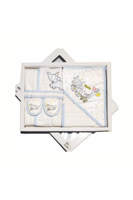 Fil İşlemeli Bornoz Takımı Fil İşlemeli Bornoz Takımı