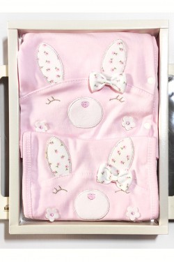 Sevimli Tavşan İşlemeli 5'li Hastane Çıkışı