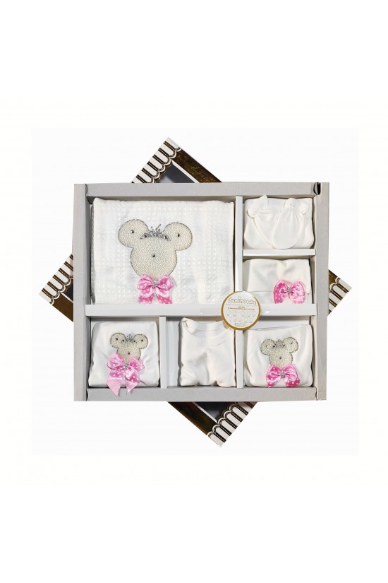 Mickey Mouse İşlemeli 10'lu Hastane Çıkışı Mickey Mouse İşlemeli 10'lu Hastane Çıkışı