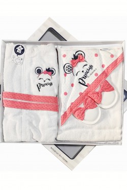 Prenses İşlemeli Bornoz Takımı Prenses İşlemeli Bornoz Takımı