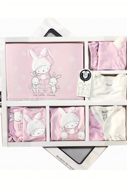 Sevimli Tavşan İşlemeli 10' lu Hastane Çıkışı Sevimli Tavşan İşlemeli 10' lu Hastane Çıkışı